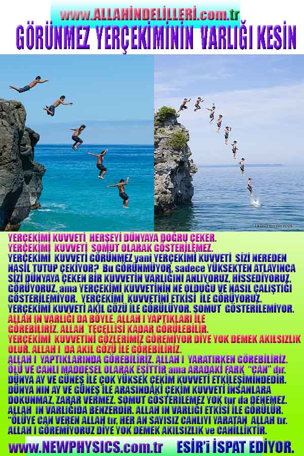 Tanrinin Delilleri, Allahin varlığının Delilleri, Allahin delilleri, Allah var Delilleri